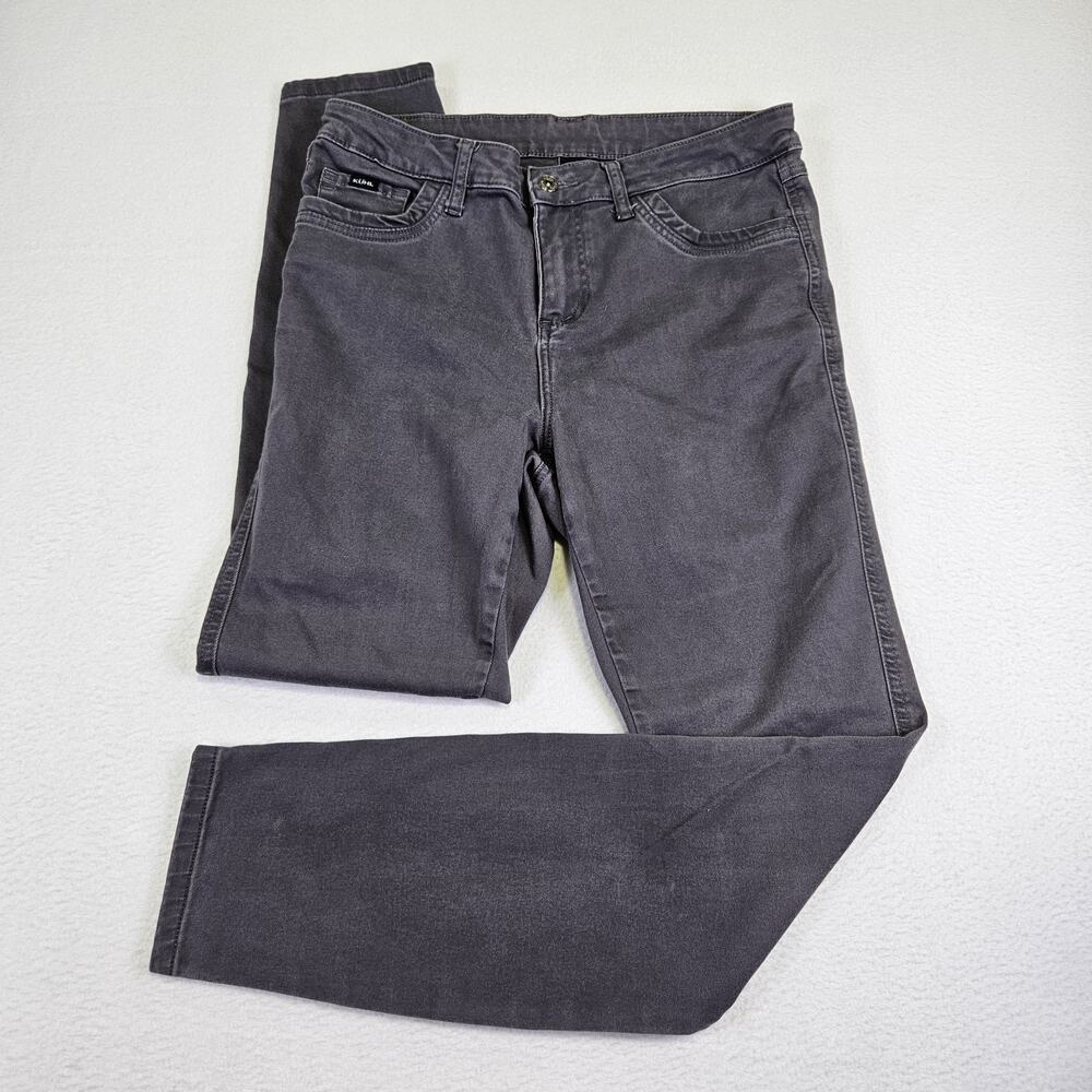 Kuhl Kontour Hiking Pants Womens 12 Stretch 5 Pocket Skinny Utility Outdoor Gray